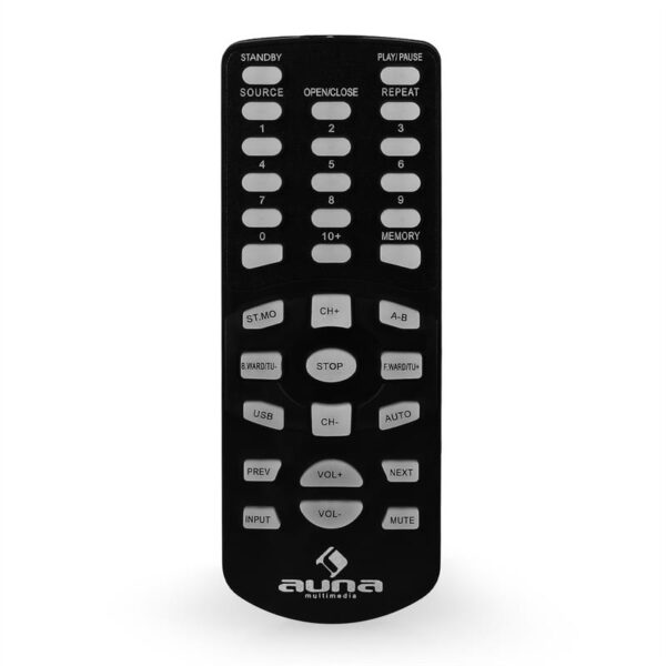Hi-fi zosilňovač Auna AV2-CD508BT, čierny, AUX, bluetooth - Image 2