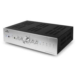 Stereo zosilňovač Auna CD708, AUX phono, strieborný, 600 W