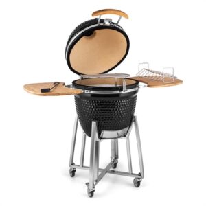 Klarstein Kingsize, kamado gril, keramický, 21", údenie, pomalé pečenie, nehrdzavejúca oceľ
