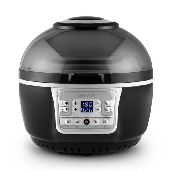 Klarstein VitAir Turbo, teplovzdušná fritéza, 1400 W, 9 l, sivo-čierna - Image 2