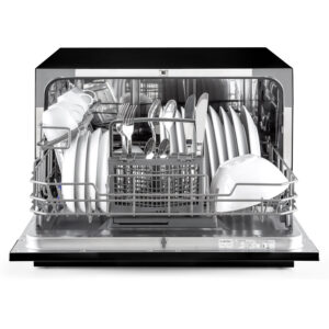 Klarstein Amazonia 6, umývačka riadu, 1380 W, na 6 súprav riadu, energet. trieda F, 49 dB, tlačidlové ovládanie