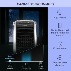 Klarstein Maxfresh, 4 v 1 ochladzovač vzduchu, ventilátor, 65 W, 6 l, diaľkový ovládač, 2 x chladiaci box