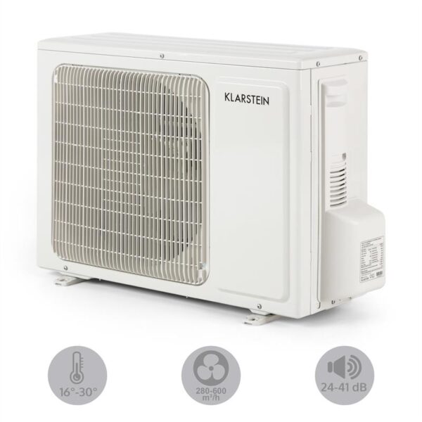 Klarstein Windwaker B 9, split klimatizácia, inverter split, 9000 BTU, A+, diaľkový ovládač, biela