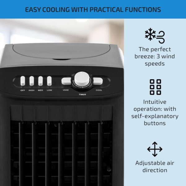 OneConcept MCH-1 V2, 3 v 1 ochladzovač vzduchu, ventilátor, 65 W