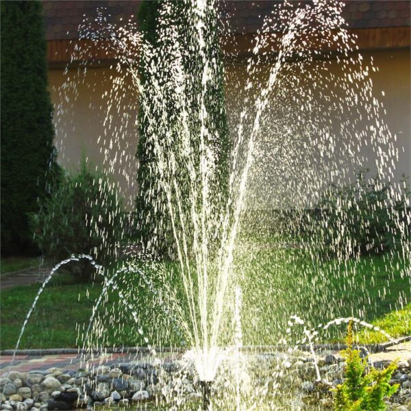 Blumfeldt Wasserwerk 250, vodné čerpadlo, solárne, fontána, 250 l/h, LED, akumulátor - Image 3