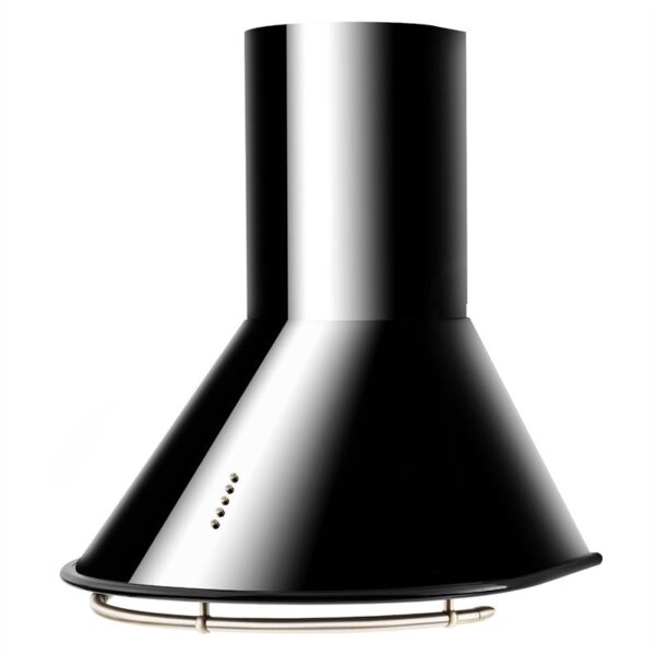 Klarstein Lumio Neo, digestor, 60 cm, komínový, 610 m³/h, retro dizajn, nehrdzavejúca oceľ, čierny - Image 3