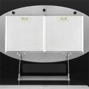 Klarstein Secret Service, digestor, 110 cm, stropný, 800 m³/h, sklo, LED, čierny