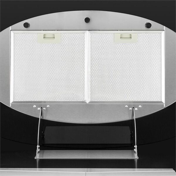 Klarstein Secret Service, digestor, 110 cm, stropný, 800 m³/h, sklo, LED, čierny