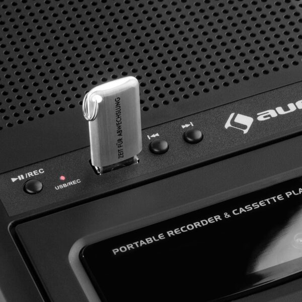 Auna RQ-132USB, kazetový magnetofón, diktafón, kazety, rekordér, mikro USB - Image 2