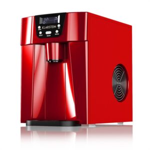 Klarstein Ice Volcano 2 G, výrobník ľadu, 12 kg/24 h, zariadenie na výrobu ľadu, LED, červený