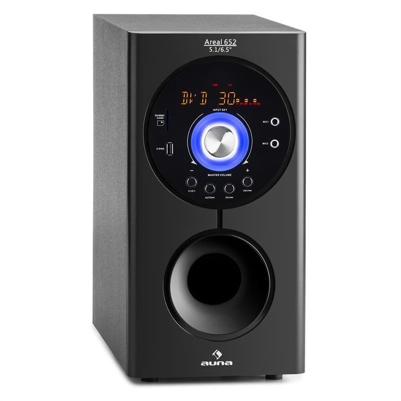 Auna Areal 652 5.1-kanálový surround systém 145W RMS bluetooth USB SD AUX