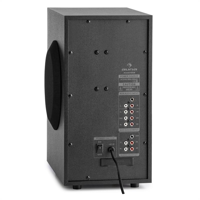 Auna Areal 652 5.1-kanálový surround systém 145W RMS bluetooth USB SD AUX - Image 2