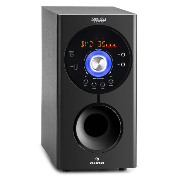 Auna Areal 653 5.1-kanálový surround systém 145W RMS bluetooth USB SD AUX