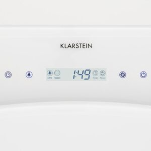 Klarstein Secret Service, digestor, 110 cm, stropný, 800 m³/h, sklo, LED, biely