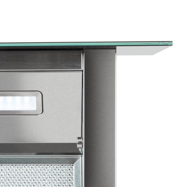 Klarstein Royal Flush Downdraft, digestor, 90 cm, výsuvný, 540 m³/h, nehrdzavejúca oceľ, čierny