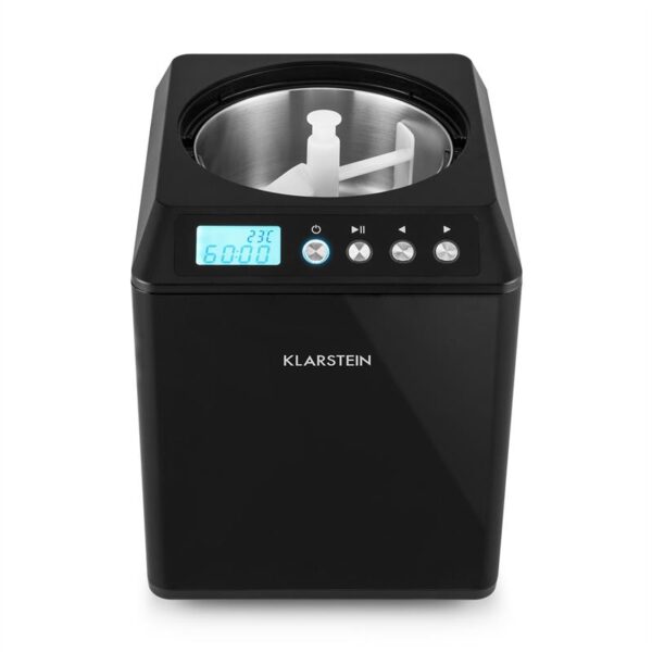 Klarstein Vanilly Sky Family, zmrzlinovač, výrobník zmrzliny a mrazeného jogurtu, 250 W, 2,5 l, čierny