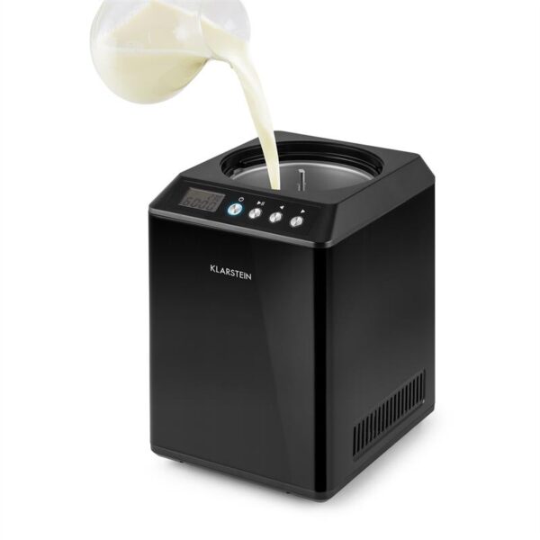 Klarstein Vanilly Sky Family, zmrzlinovač, výrobník zmrzliny a mrazeného jogurtu, 250 W, 2,5 l, čierny - Image 2