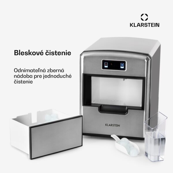 Klarstein Metropolitan, výrobník ľadu, 12 kg/24 h, digitálny displej - Image 3
