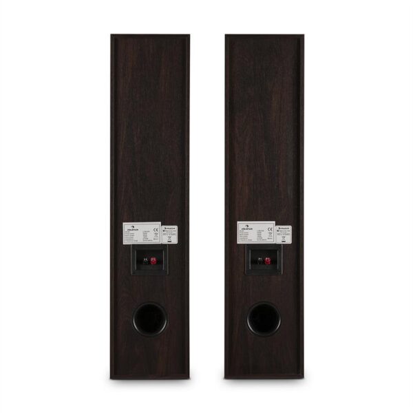 Auna L766 3-cestné basreflexné HiFi reproduktory, pár, vlašský orech