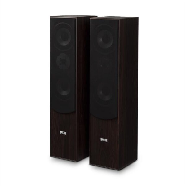 Auna L766 3-cestné basreflexné HiFi reproduktory, pár, vlašský orech - Image 3