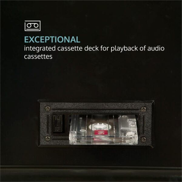 Auna Belle Epoque 1908, retro stereo systém, gramofón, rádio, USB, CD, MP3, mikrosystém