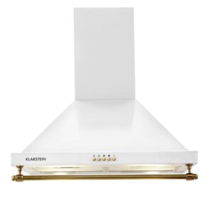 Klarstein Montblanc 60, digestor, 60 cm, nástenný, 610 m³/h, LED, lišta, biely