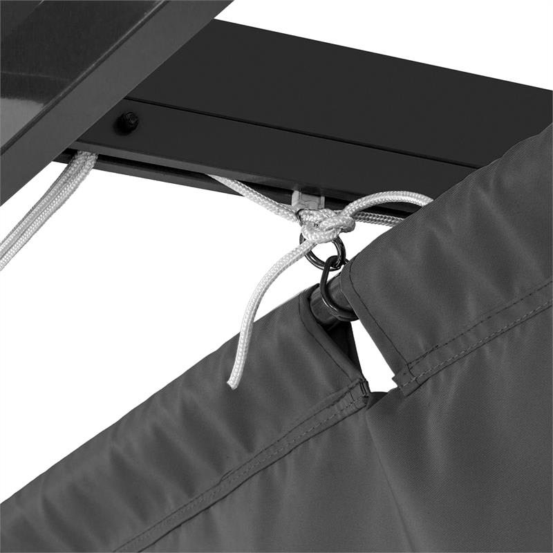 Blumfeldt Pantheon Roof, náhradná strecha, 3 x 2,6 m, 180 g/m², šedá