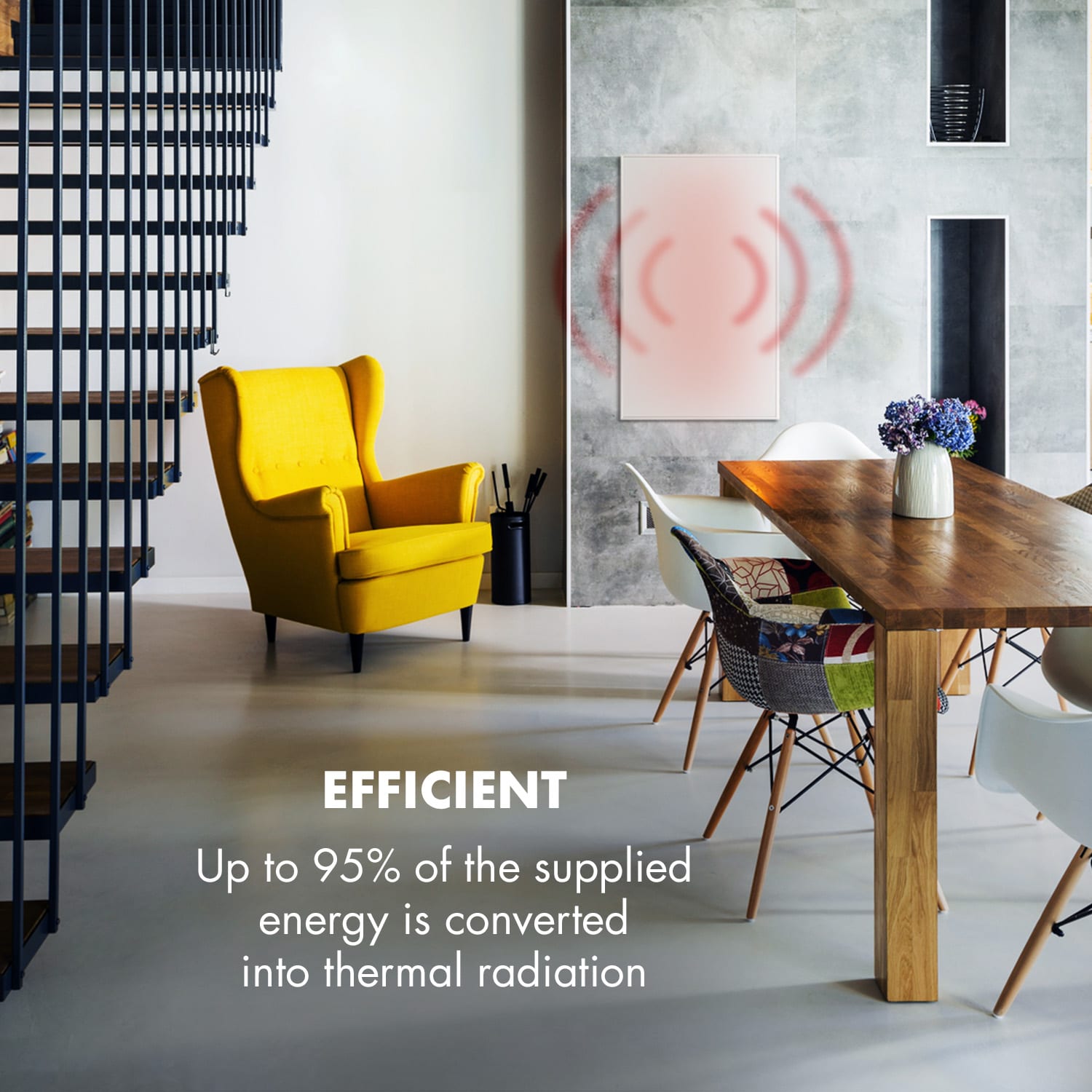 Klarstein Wonderwall 450 Smart, infračervený ohrievač, 50 x 90 cm, 450 W, týždenný časovač, IP24, biely