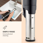 Klarstein Quickstick Flex, Sous Vide varič, 1300 W, 0 - 95 °C, 3D cirkulácia, IPX7, časovač, čierny - Image 3