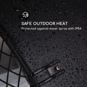Blumfeldt Heatspot, terasový ohrievač, 900/1200/2100 W, IR ComfortHeat, čierny