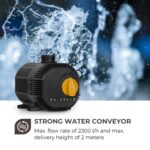 Waldbeck Aquaklar, set tlakového filtra do jazierka, 11W UV-C čistič, 35W pumpa, 5 m hadica - Image 2