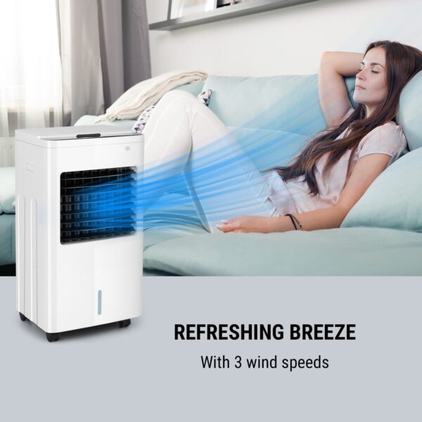OneConcept Freeze Me, ochladzovač vzduchu, 75 W, 400 m³/h, 3 možnosti fúkania, diaľkový ovládač - Image 3