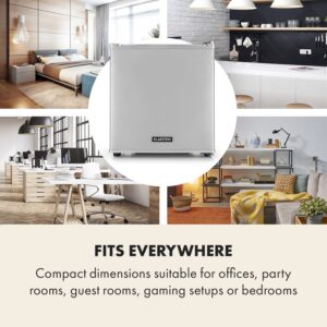 Klarstein Secret Cool, mini chladnička, minibar, 13 l, energet. trieda G, strieborná