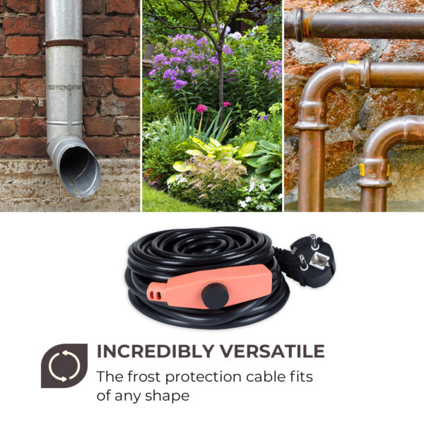 Waldbeck Flow Wire, kábel na ochranu proti zamrznutiu, 4 m, s termostatom, IP68 - Image 2