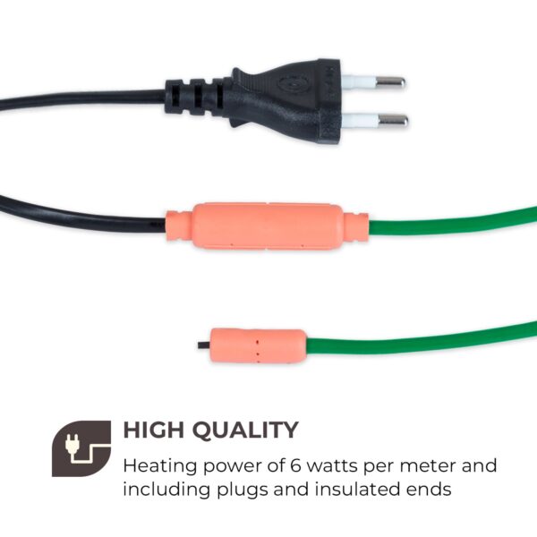 Waldbeck Greenwire Select 20, výhrevný kábel na rastliny, 20 m, s termostatom, IP68 - Image 2