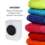 Klarstein Jet Set, sušička bielizne, sušička, 1020 W, energetická trieda C, 3 kg, 50 cm, biela - Image 2