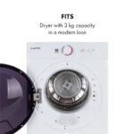Klarstein Jet Set, sušička bielizne, sušička, 1020 W, energetická trieda C, 3 kg, 50 cm, biela - Image 3