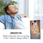 Klarstein Wonderwall Air Art Kuss, infračervený ohrievač, 101 x 60 cm, 600 W, nástenná inštalácia, diaľkové ovládanie - Image 3
