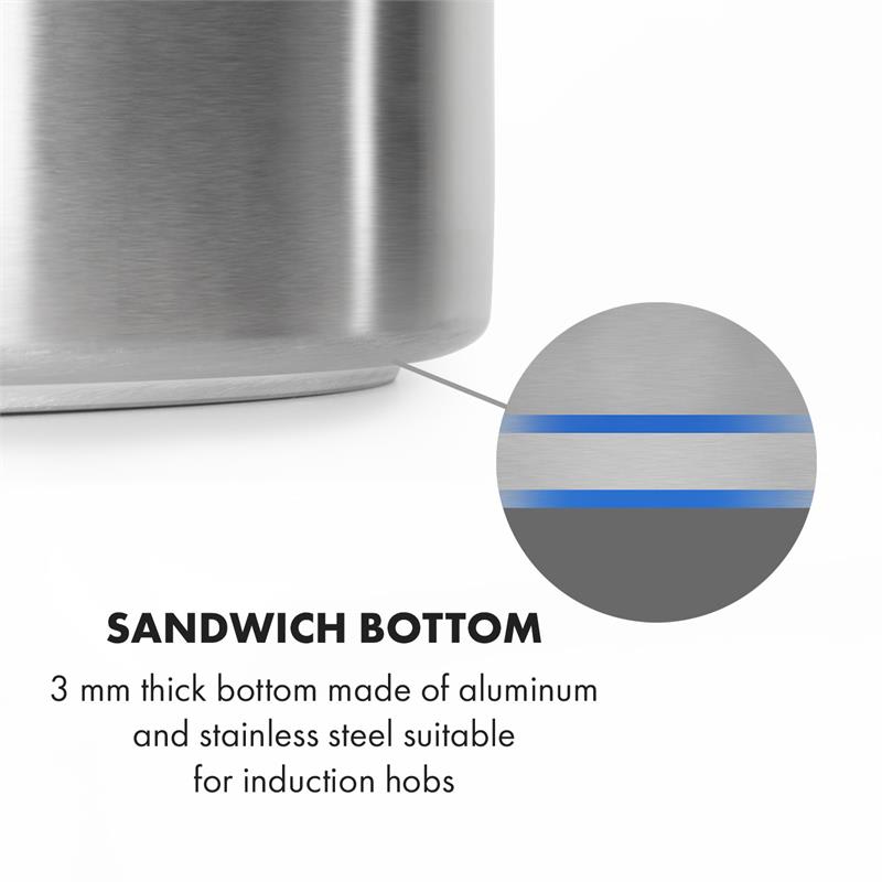 Klarstein Brauheld Pur 35, sladový kotol, 35 l, bez vyhrievacieho telesa, nehrdzavejúca oceľ - Image 2