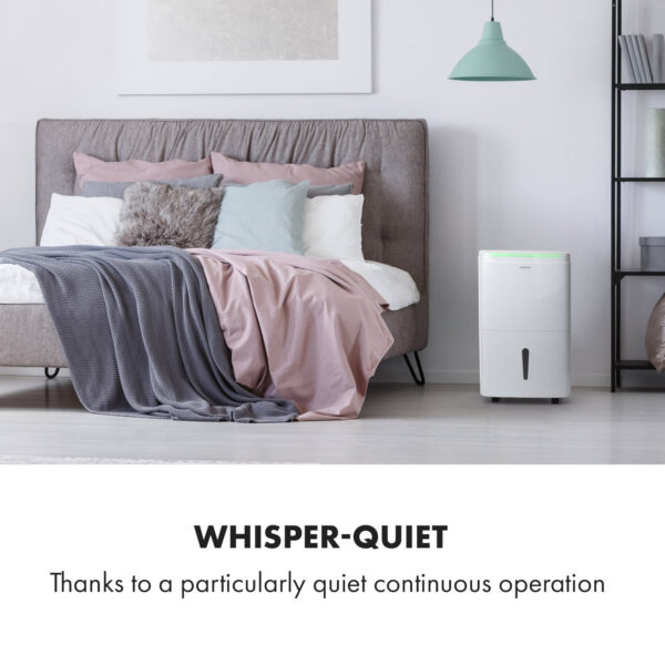 Klarstein DryFy Pro Connect Smart, Odvlhčovač vzduchu, WiFi, Kompresný, 30l/d, 25-30m², Biela - Image 3