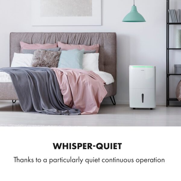 Klarstein DryFy Connect 40 Smart, Odvlhčovač vzduchu, WiFi, Kompresný, 40l/d, 35-45m², Biela - Image 3