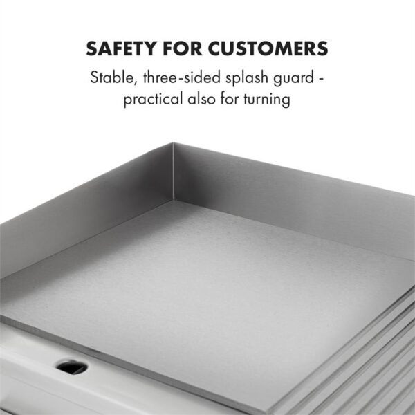 Klarstein Grillmeile 3000GR, elektrický gril, 3000 W, grilovacia platňa 54,5 x 35 cm, hladký/rebrovaný - Image 3