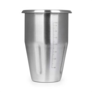 Klarstein Krafttz, šejker z nehrdzavejúcej ocele, 1 liter, príslušenstvo, strieborný