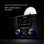 Auna Stockton, mikro stereo systém, max. 20W, DAB+, UKW, CD prehrávač, BT, OLED, čierny - Image 2