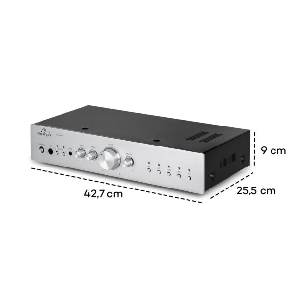 Auna AV2-CD608BT, HiFi stereo zosilňovač, 4 x 100 W RMS, BT, digitálny optický vstup - Image 3