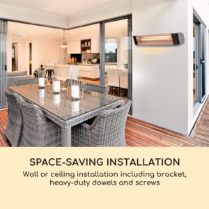 Blumfeldt Smartwave, infračervený ohrievač, 2400 W, karbónová trubica, WiFi, aplikácia, biely