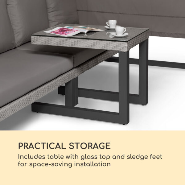 Blumfeldt Havana & Lounge-Set, pergola & lounge-set, 270 x 230 x 270 cm, 4 dvojsedadlá, sivá - Image 3