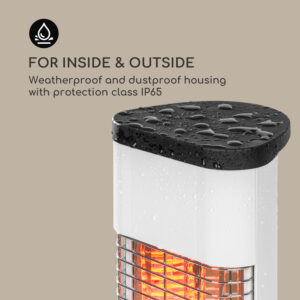 Blumfeldt Heat Guru Plus, vonkajší sálavý ohrievač, 1200 W, 3 nastavenia ohrevu, diaľkové ovládanie