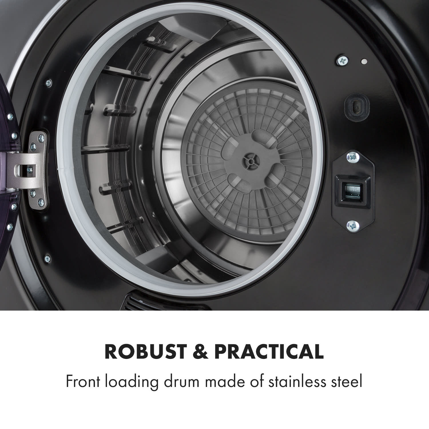 Klarstein Jet Set 2500, sušička bielizne, sušička s odsávaním vlhkého vzduchu, 850W, TEE C, 2,5kg, 50cm, čierna - Image 3