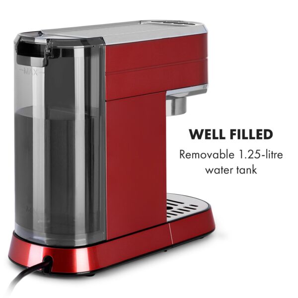 Klarstein Futura, pákový kávovar, 1450 W, 20 bar, 1,25 l, nehrdzavejúca oceľ